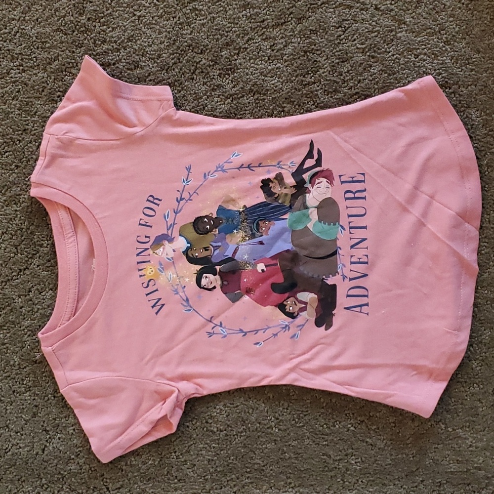 Girls Disney WISH Movie "Wishing for Adventure" T-Shirt Size XS S Med XL NWT